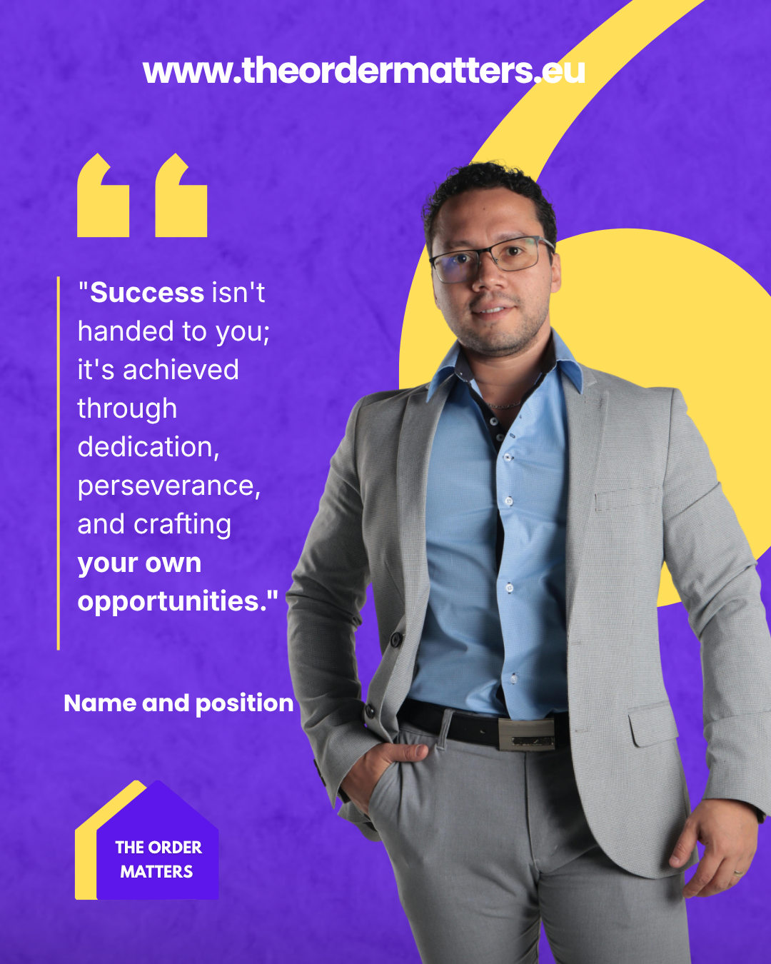 Expert testimonial — Name Surname