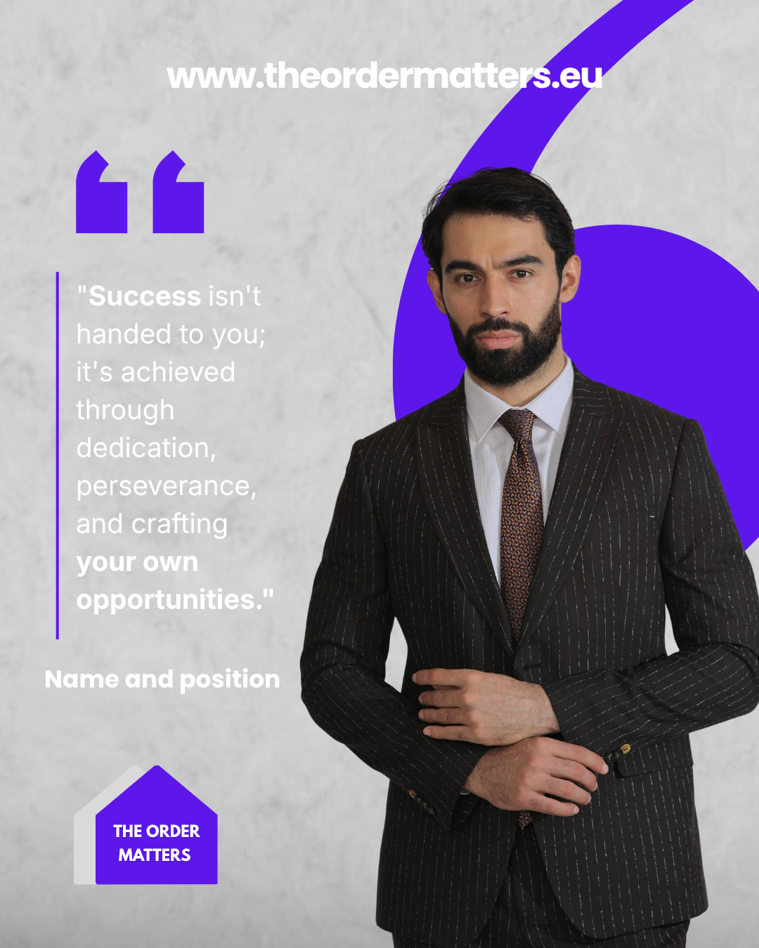 Expert testimonial — Name Surname